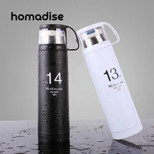 

Stainless Steel Vaccum Flasks Thermos Mug Leakproof Thermal Bottle Thermocup Portable Thermoses with a Small Cup
