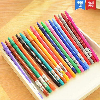24 шт./компл. корейский premium 0.3 мм быстросохнущие разноцветный гелевая ручка высокого качества линии рисунок пером Monami 3000