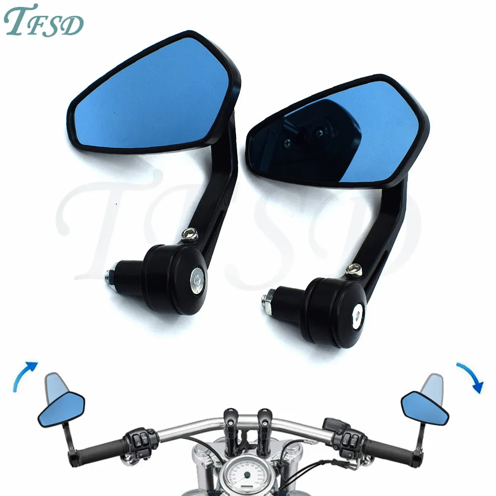 Motorcycle Bike Cruiser ATV Aluminum 7/8'' 22mm motorbike moto Motocross Side Rear View Mirror For Triumph 675 STREET TRIPLE R |