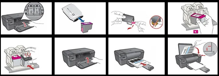 replacement ink cartridges 21 black Ink Cartridge For HP21 22 Deskjet 3915 3920 D1530 D1320 D1311 D1455 F2100 F2280 F4100 F4180 laser printer toner