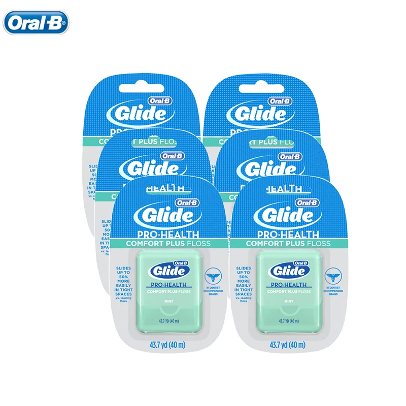 Зубная нить OralB диагностический инструмент зубная Gilde Pro health Comforte Plus Мятная для