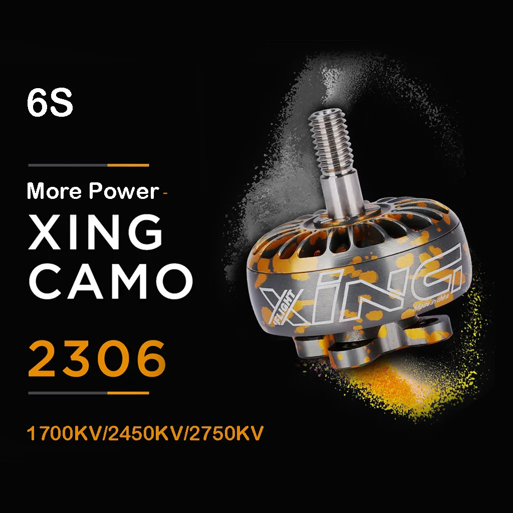 2 шт. Iflight Xing Camo 2306 1700kv 2450kv 2750kv 2-4s бесщеточный двигатель для Fpv Rc дрона Аксессуары