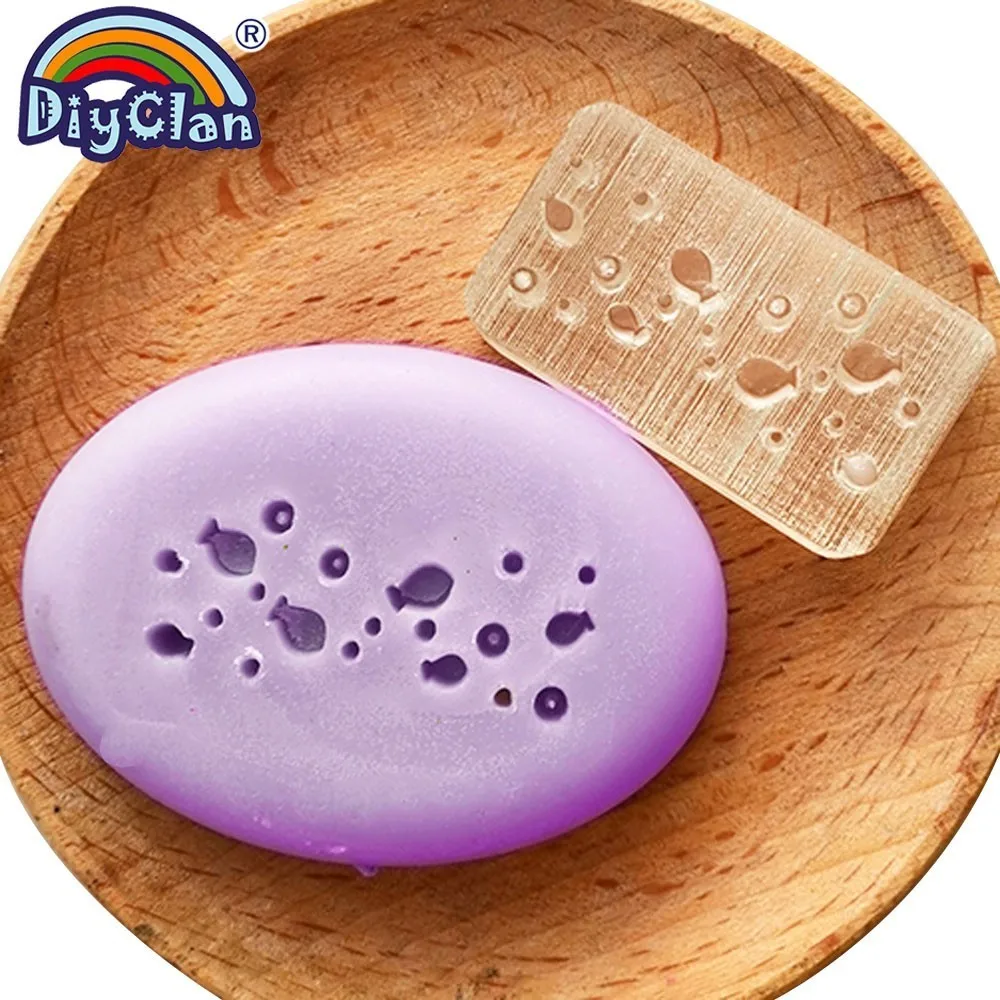 

Fish Handmade Soap Making Stamp Sea Pattern Natural Clear Diy Natural Organic Glass Soap Making Seal Resin Chapters 3Z0226DY