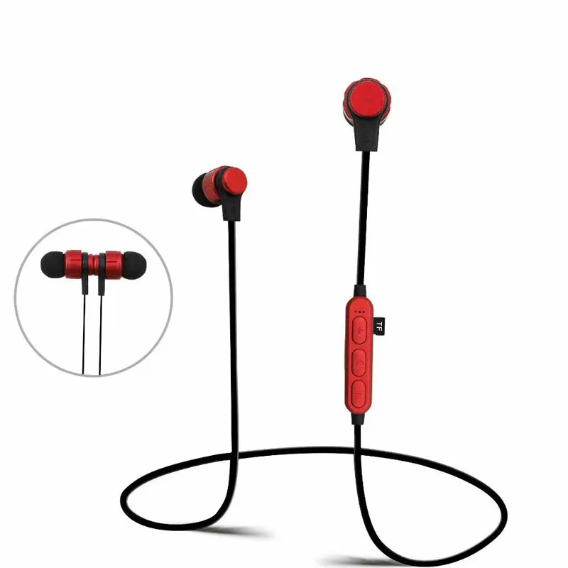 Bluetooth беспроводная гарнитура для спорта на открытом воздухе мини MP3 музыкальные наушники для активного шумоподавления Hands-free Talk гарнитура поддержка tf-карты