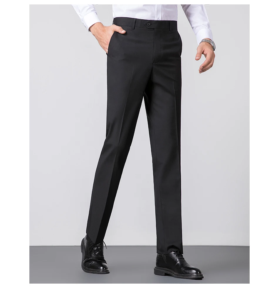 LENSTID мужские строгие брюки лето для мужчин платье брюки для девочек прямые бизнес офисные s деловые штаны Большой размеры классическ