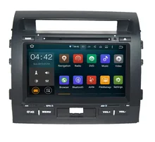2G RAM 9 pulgadas Android 7.1 Sistema GPS Sistema de Navegación con DVD Estéreo Multimedia Radio Auto Para Toyota Land Cruiser 2008-2012