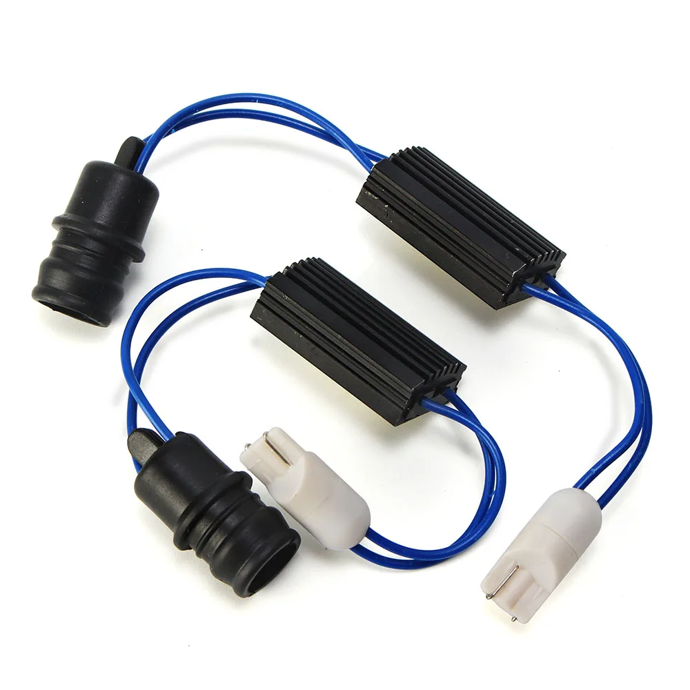 

2PCS T10 Headlight Load Resistor LED Canbus Car Fog Lamps Light Decoder Error