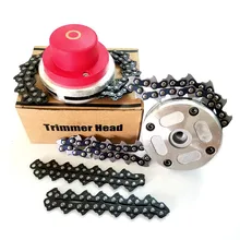 NEW Lawn Mower Chain Brushcutter Chain Grass Trimmer Head for Garden Lawn Mower Parts for Trimmer Garden Tools