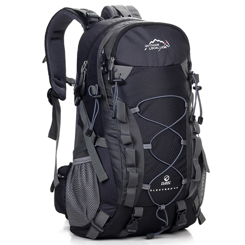 

40L Outdoor Waterproof Hiking Backpack Ventilated Women Men Camping Travel Bag Molle Trekking Climbing Bag Rucksack LOCAL LION