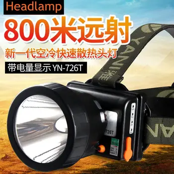 

2019 new built-in Battery led powerfull rechargeable Headlamp with power tips for fish hunting