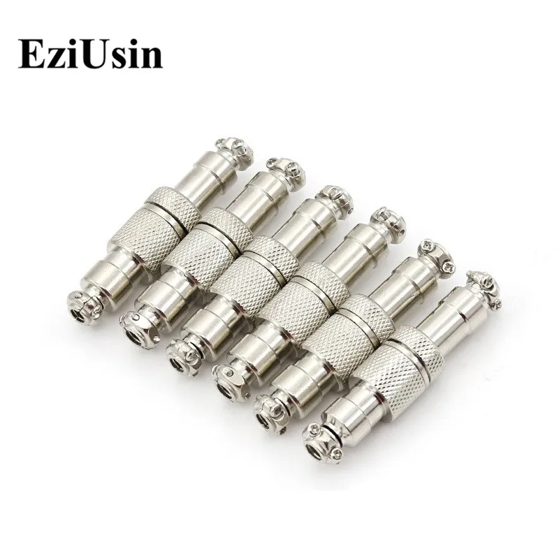 

EziUsin Aviation Interface Plug Socket Butt-Joint Connector Even Joint GX12-2-3-4-5-6-7 Docking Connect