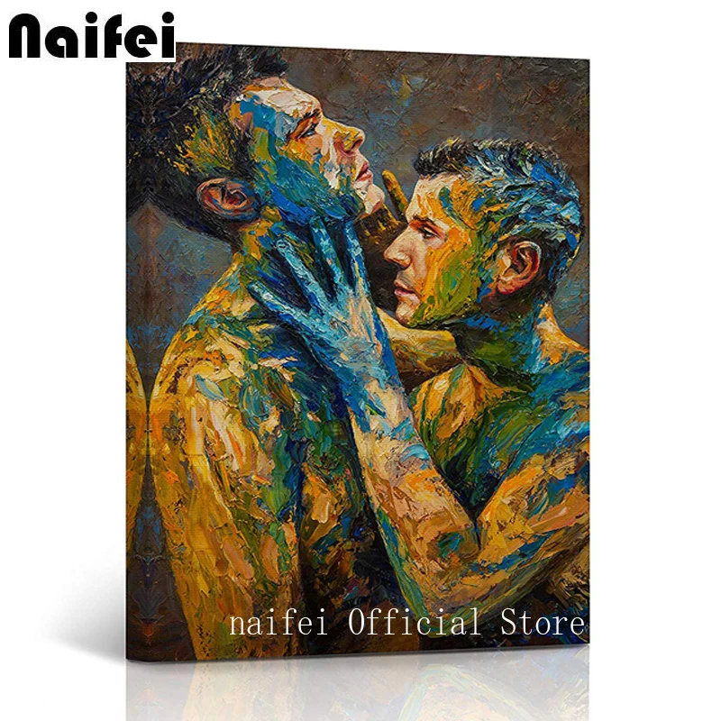 Full Square/Round Drill 5D DIY Diamond Painting "Lovers Gay Art Couple