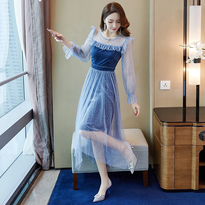 

Women Spring Summer Elegant Dress