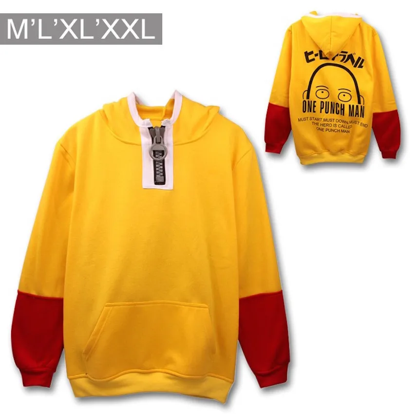 One Punch Man толстовки Oppai кофты с капюшоном героями мультфильмов Сайтама одежда для