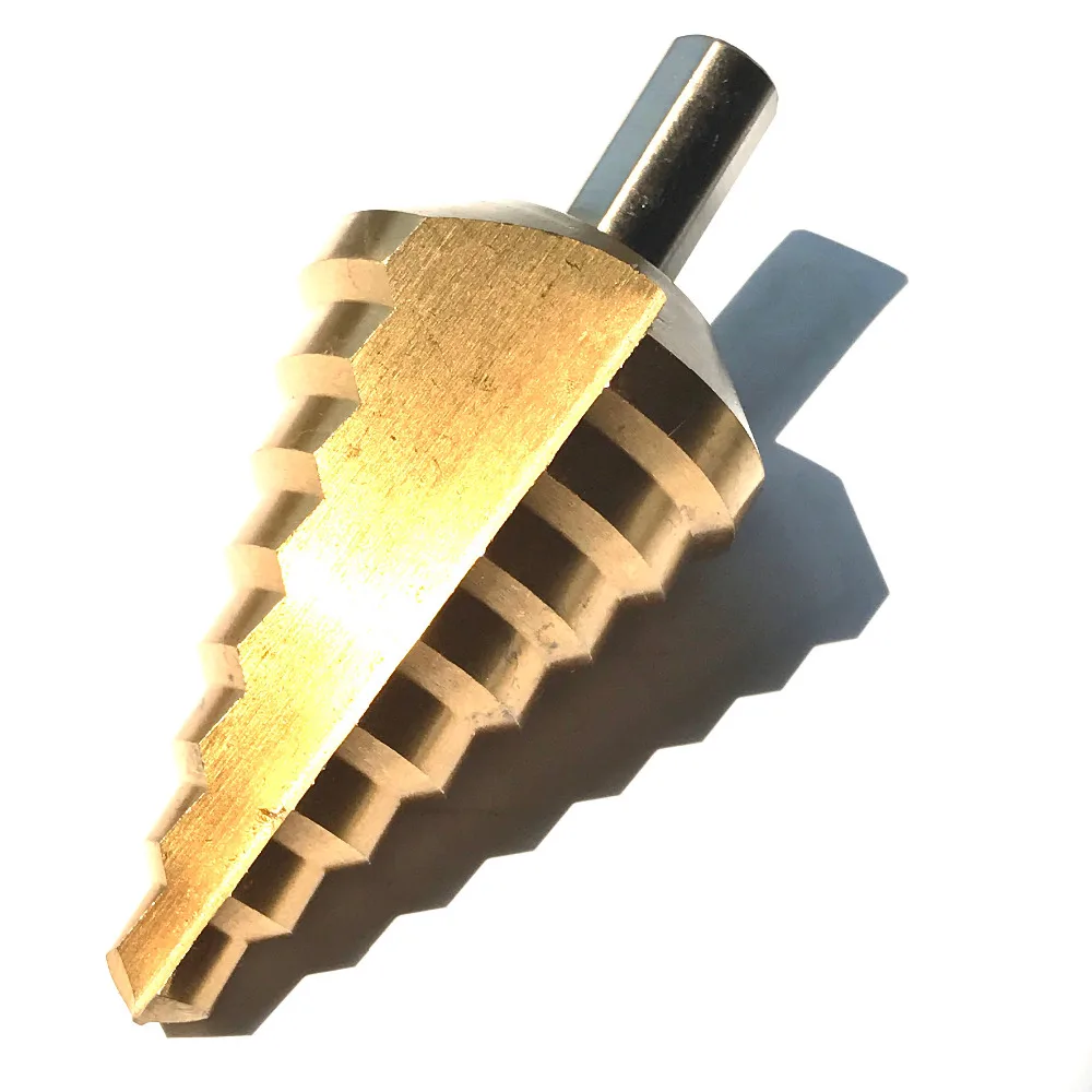 HSS 4241 Straight flute Step Drill Bit Metric Flute core drill bit TIN