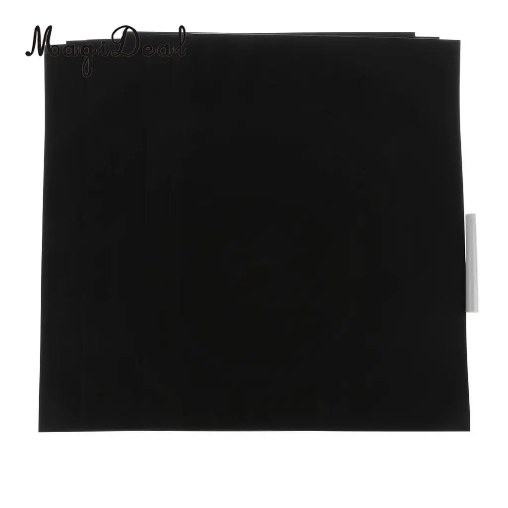 MagiDeal 8Pcs Adhesive Chalkboard Contact Paper Blackboard Wall Paper Sticker for Kitchen Menu Fridge Shopping list 20x30cm