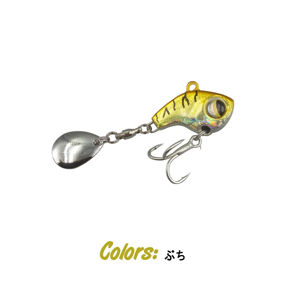 Metal Mini VIB With Spoon Fishing Lure 8g 11g 15g 21g Sinking Lures Rotating Tail Fishing Tackle Crankbait Vibration Spinner - Цвет: 003