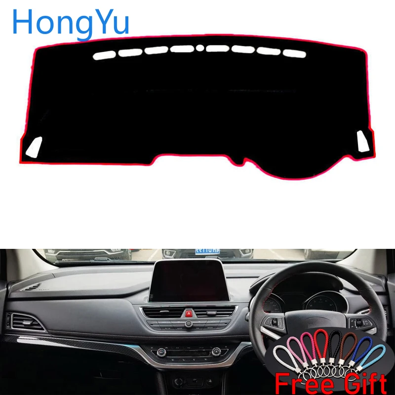 

Car Dashboard Cover Dash Mat Board Pad Carpet Dashmat Interior Mats for JAC REFINE S3 2017 2018 Right Hand Drive Accessories