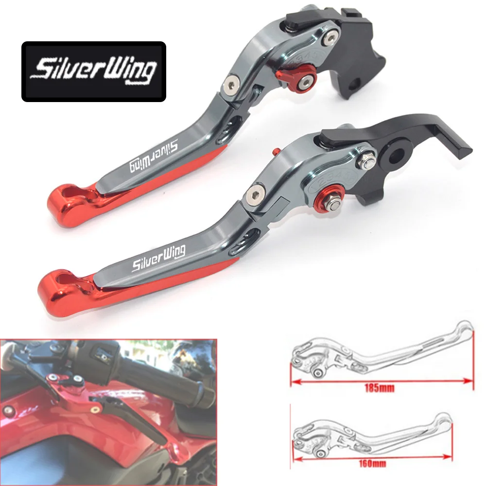 Мотоцикл CNC регулируемые складные сцепные рычаги для Honda Silver Wing GT 400 600 2001-2017 GT400 GT600