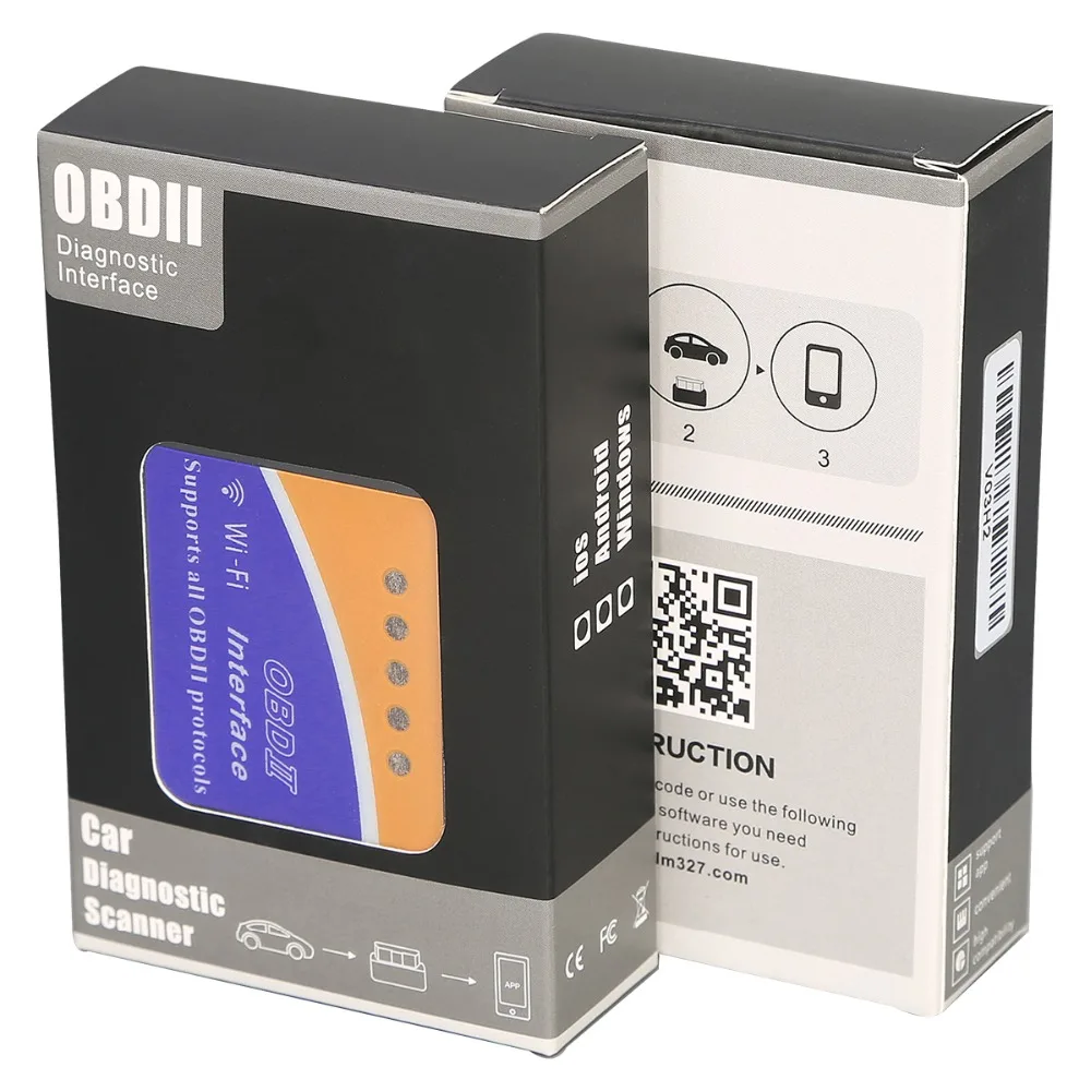 PIC18F25K80 ELM327 wifi V1.5 OBD2 сканер для считывания кодов неисправностей автомобиля OBDII адаптер Сканер автоматический диагностический инструмент для сканирования для IOS Android