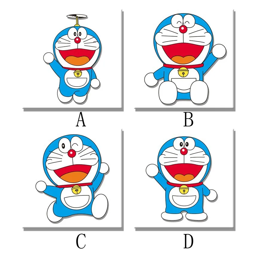 Modern Canvas Art Doraemon Illustration Cartoon Home Decor