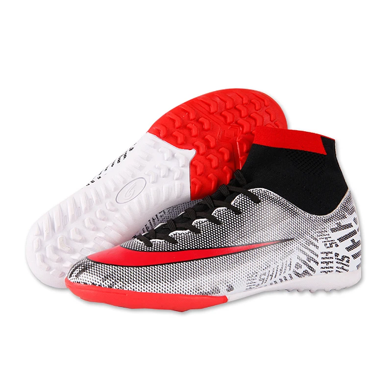 

Original Men Soccer Shoes Superfly 360 V AG CR7 High Sock Football Boots Wearable Boy Girl Kids Training Acc Soccer Cleats