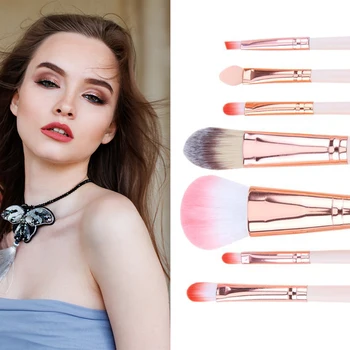 

7Pcs Professional Makeup Brushes Set Foundation Powder Contour Concealer Blush Brushes