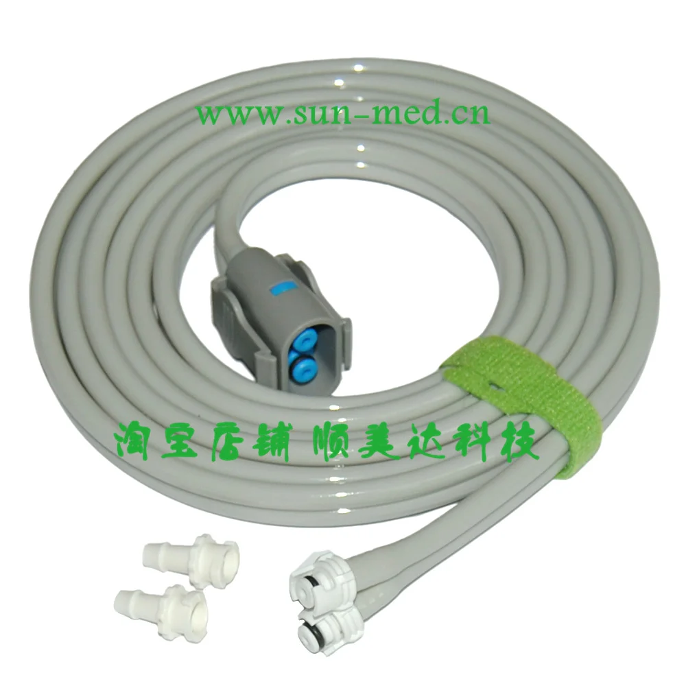 

NIBP air hose with connectors for GE Patient monitor Dinamap Procare 400 300 200 100 Critikon Pro1000