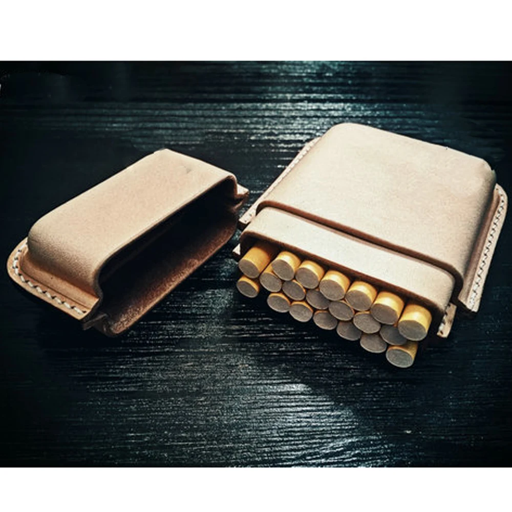

leather craft 2pcs/set inner and outer cigarette bag case fixed plastic mould