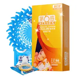 Оптовая продажа интимные товары 12 шт. алоэ ультратонкие презервативы для мужчин взрослых Секс игрушки ультра тонкий натуральный латекс Ice
