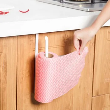 

Kitchen Roll Paper Towel Holder Storage Rack Wall Hanging Holder Paper Towel Racks Kitchen Towels Shelf Household Accessories