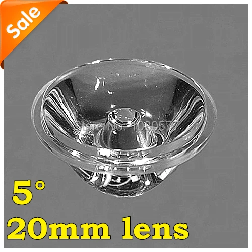 

100pcs/lot,LED spotlight lens,20mm 5 degree,ceiling light lens,flat transparent lens,100% brand new and high quality free ship