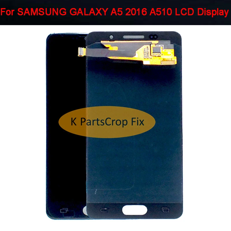ЖК-дисплей Super AMOLED для SAMSUNG GALAXY A5 2016 A510 сменный сенсорный экран с дигитайзером в