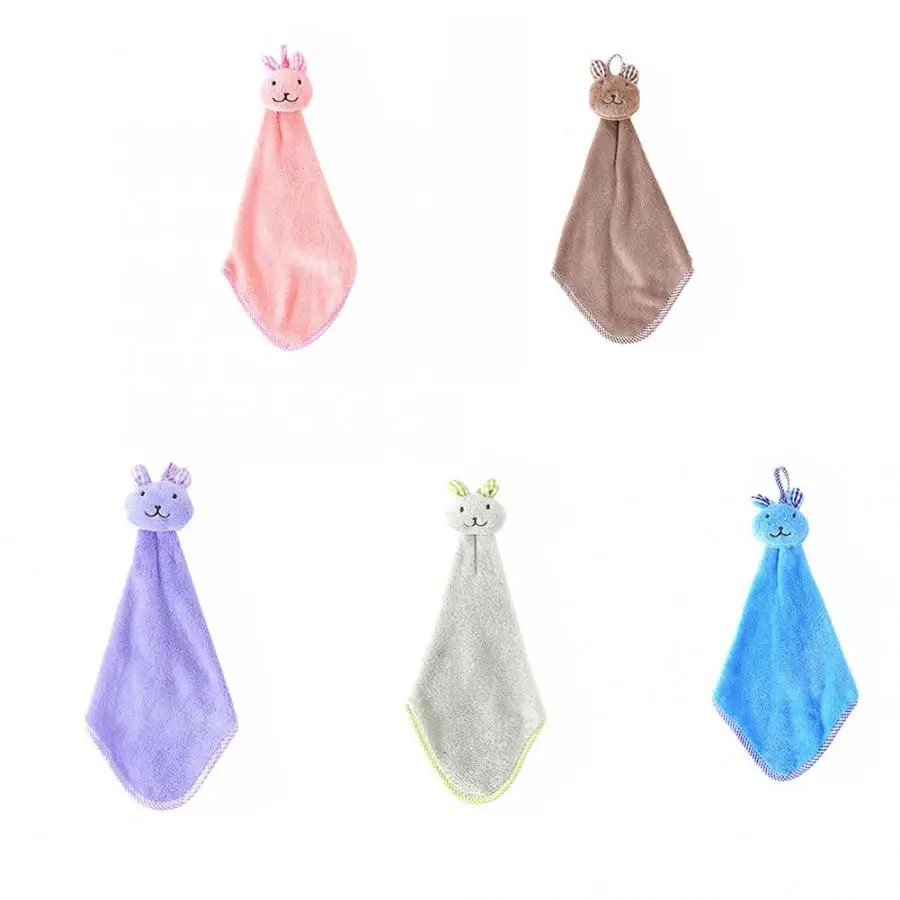 

Clearning Cleaner Lovely Cartoon Rabbit Animals Hanging Towel Kitchen Cleaning Cloth Lens Phone Screen Cleaning Wipes NEW