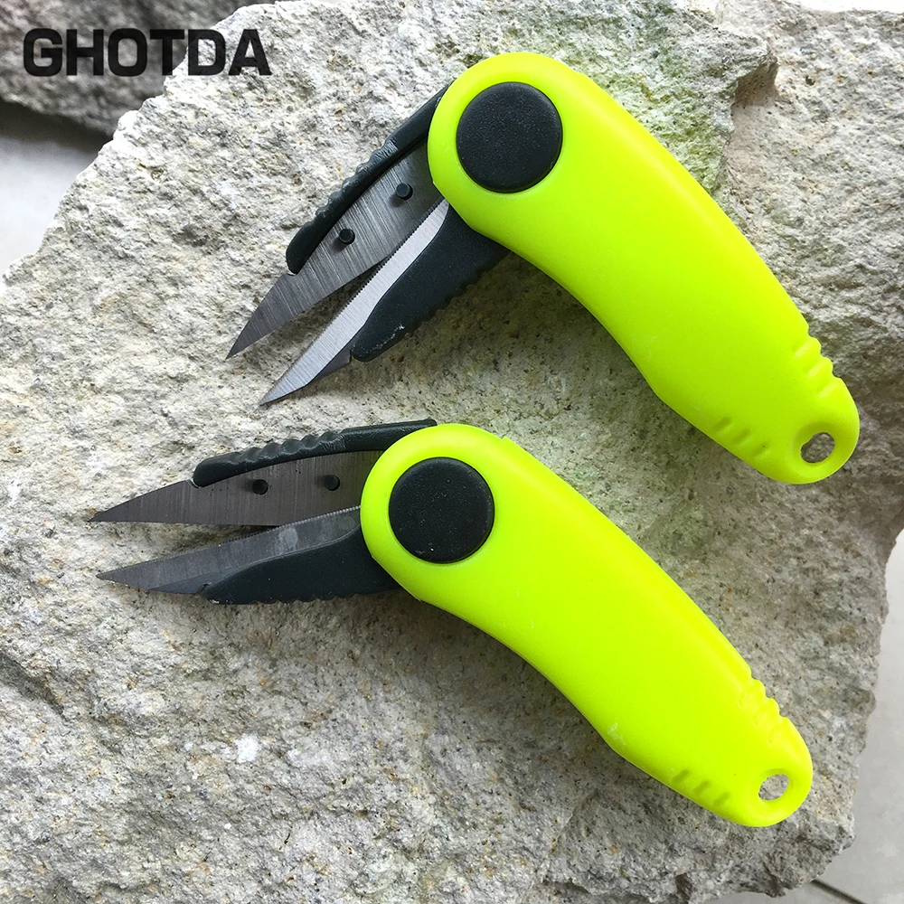 

Multifunctional Cutter Scissor Stainless Steel Carp Fishing Accessories Fish tackle 2pcs