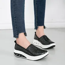 KLV/Женская обувь на платформе с воздушной подушкой; обувь для встряхивания; спортивные теннисные кроссовки для отдыха; masculino; спортивная обувь для женщин;#3