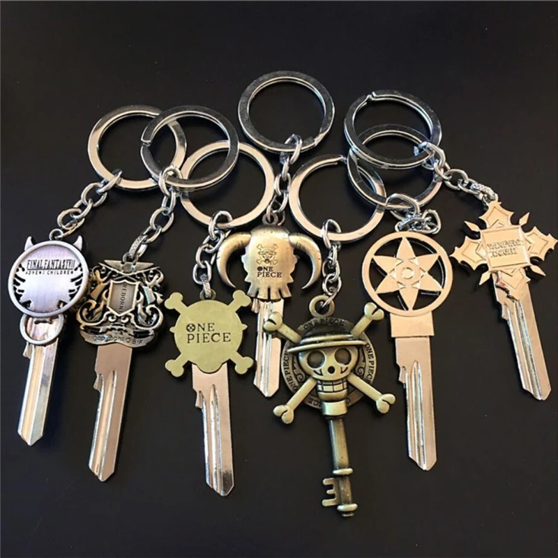 ONE PIECE KEYCHAIN ANIME JEWELRY LLAVERO ZINC ALLOY KEYRING