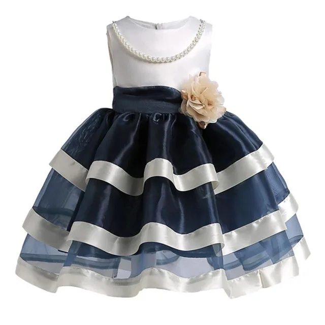 Одежда для маленьких девочек; Платье с принтом героев мультфильмов; Vestidos; летние детские праздничные платья принцессы; одежда для детей 8, 9, 10 лет - Цвет: Purplish Blue