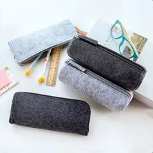 NOVERTY Creative Felt pencil case kawaii Cute plush Pencil Storage Bag School Office Stationery Supplies penalty Estuches 04934