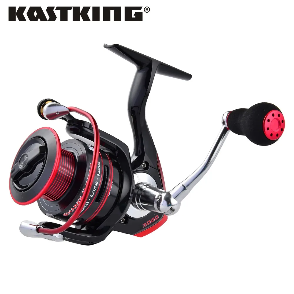 

KastKing Sharky II Water Resistant Spinning Fishing Reel 1500-8000 Series 11BBs Freshwater Fishing Reel with 22KG Max Drag Power