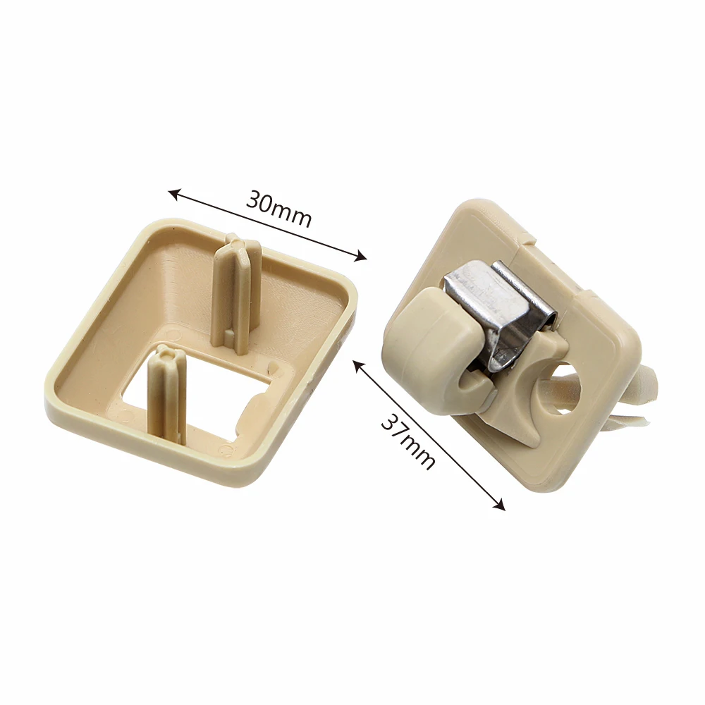 YOSOLO Replacement Car Sun Visor Hook Cap Clip Plastic Black Beige Gray Bracket For Audi A4L A5 A6L Q3 Q5 Interior Accessories YOSOLO Replacement Car Sun Visor Hook Cap Clip Plastic Black Beige Gray Bracket For Audi A4L A5 A6L Q3 Q5 Interior Accessories