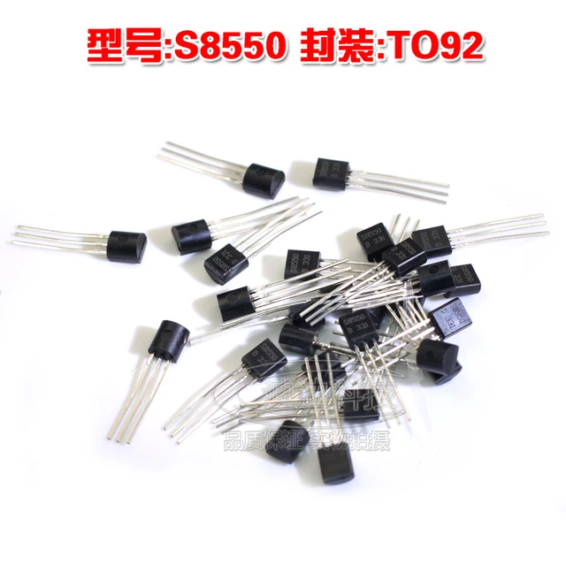 New S8550 TO 92 PNP Power Transistor Output 40V 0.5A C8550 to92 ...