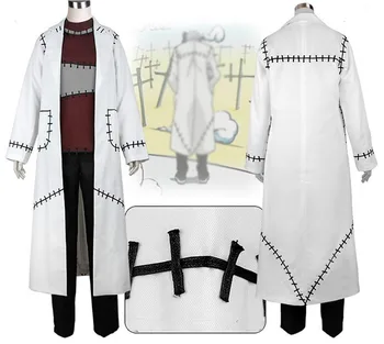 

2019 Hot Anime Soul Eater STEIN Cospaly Costumes Doctor Stein White Role Play Uniform Suit For Unisex Custom-Make Any Size