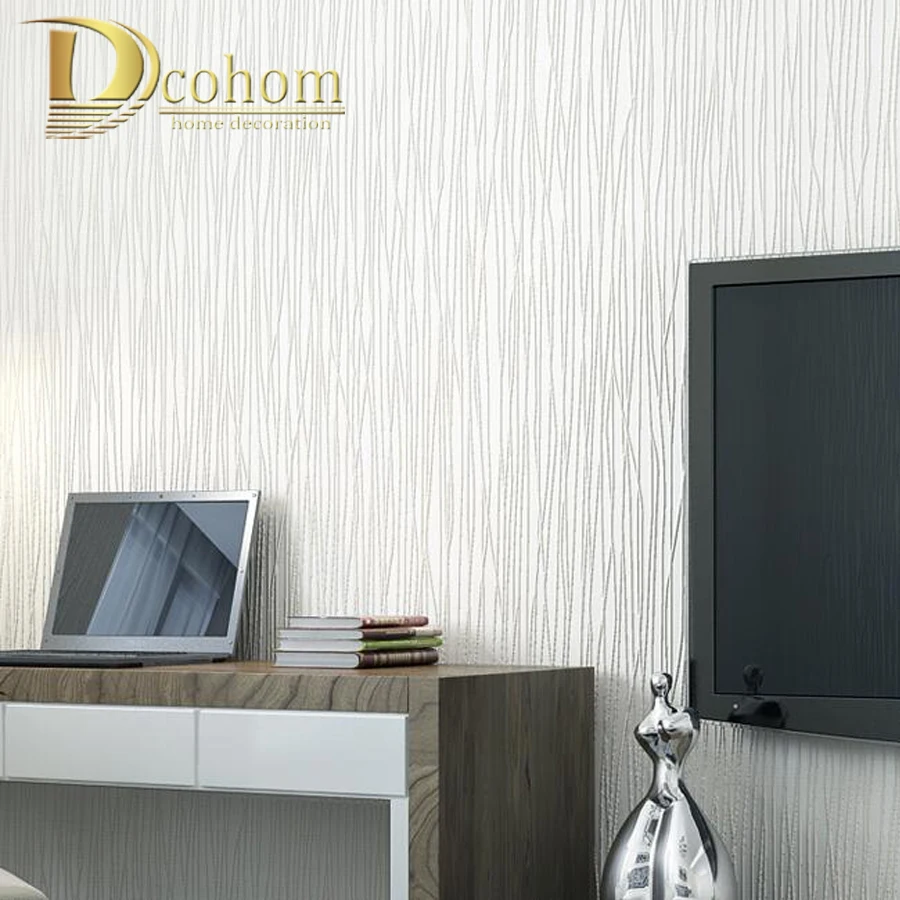 Simple Luxury Modern Striped Wallpaper For Walls 3 D Bedroom Living Room Sofa TV Background Pink Beige Stripes Wall paper Rolls