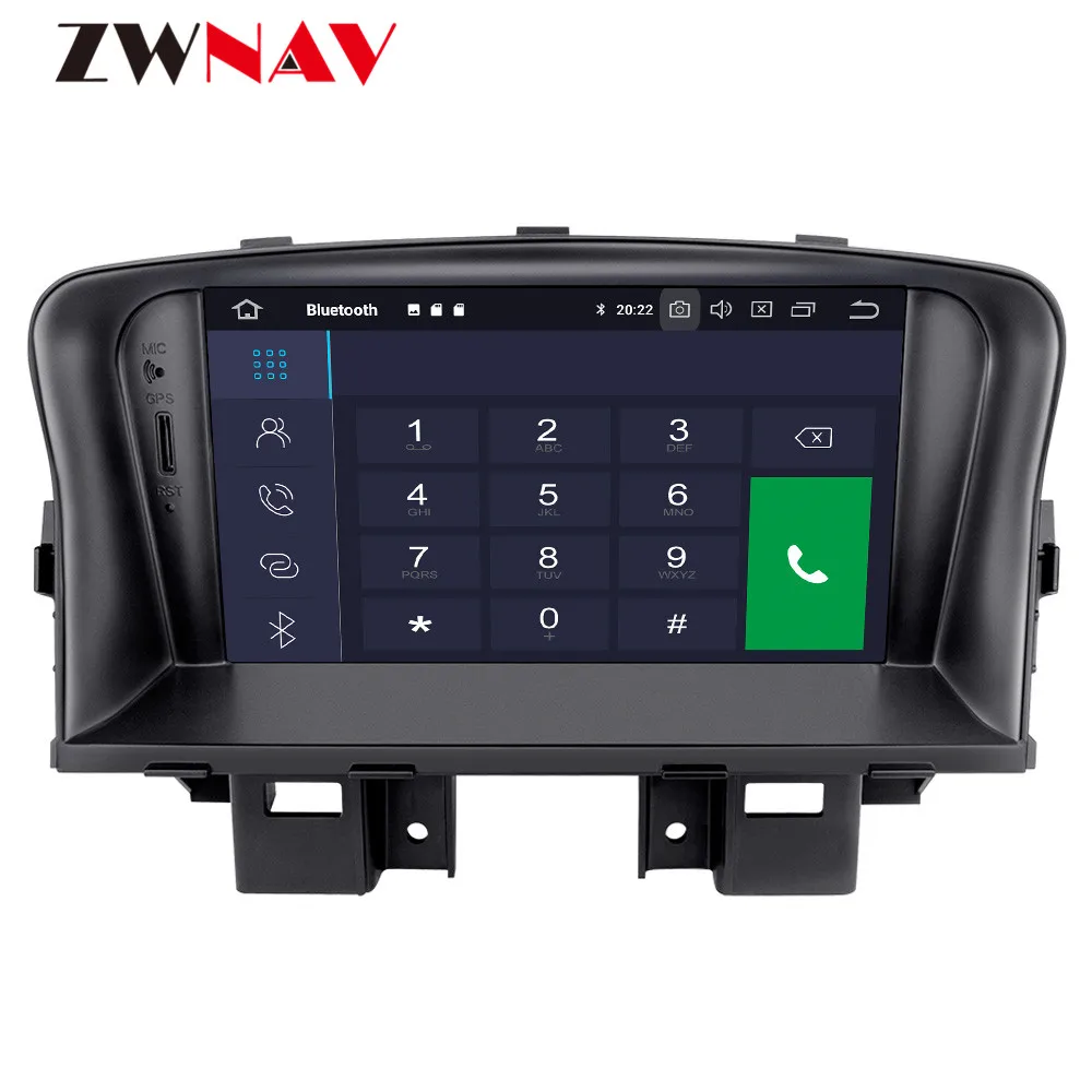 Sale ZWNAV Android 9.0 Car DVD Player For Chevrolet CRUZE 2008-2012 Radio Ibiza GPS with Mirroring link RDS Free 8G Map Card PX5 5