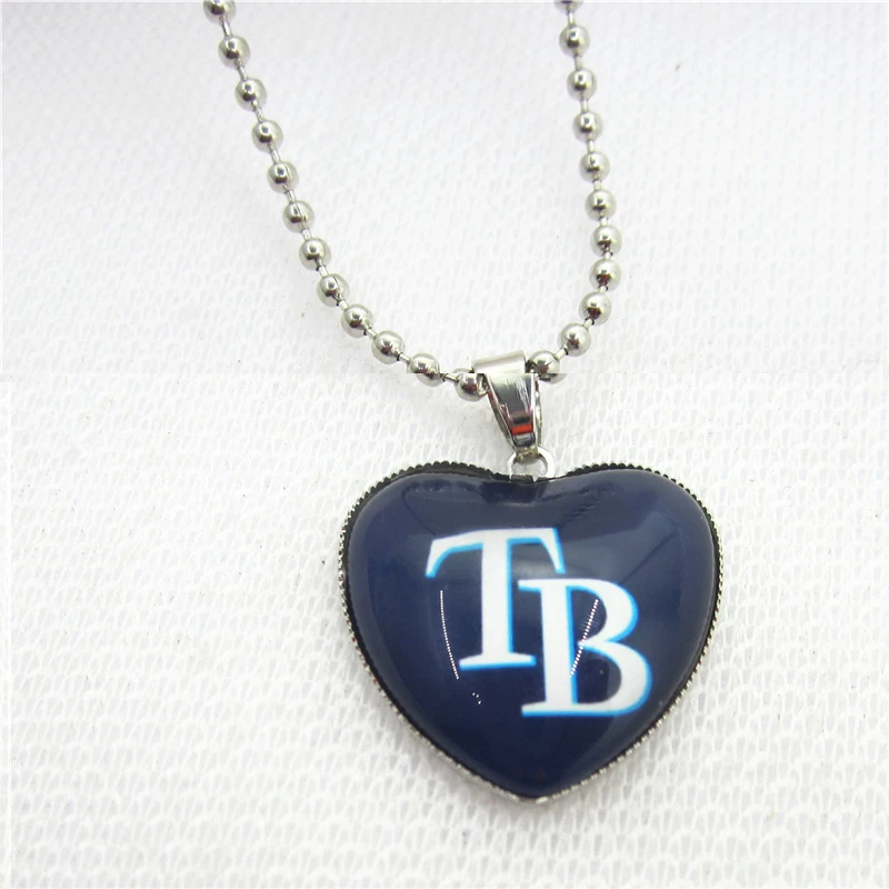 10pcs/lot USA FansTampa Bay Rays Necklaces Pendant Charms with 45cm
