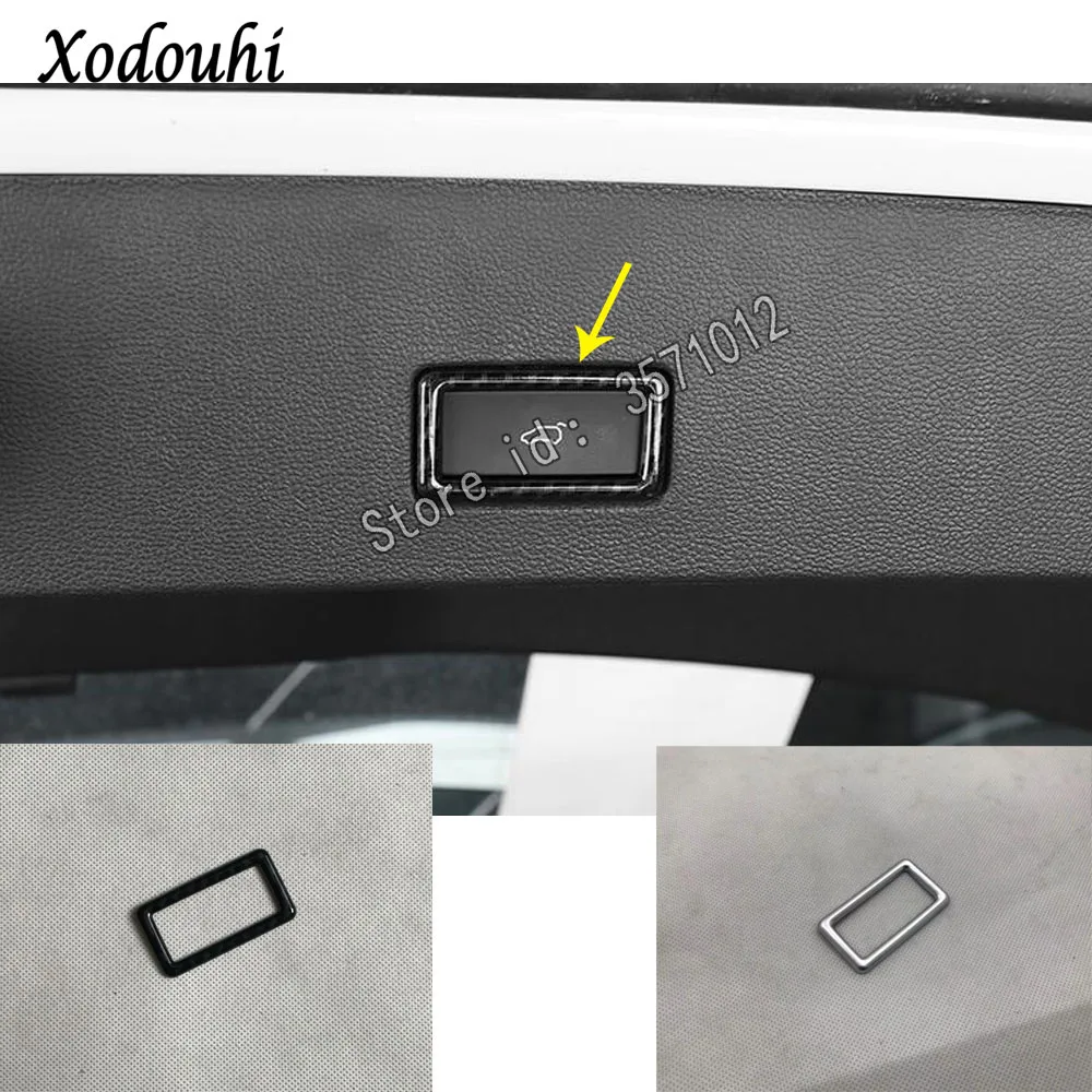Car detector sticker cover styling Electric back tailgate switch trim frame parts 1pcs For Volkswagen Vw T-ROC TROC 2017 2018 Car detector sticker cover styling Electric back tailgate switch trim frame parts 1pcs For Volkswagen Vw T-ROC TROC 2017 2018