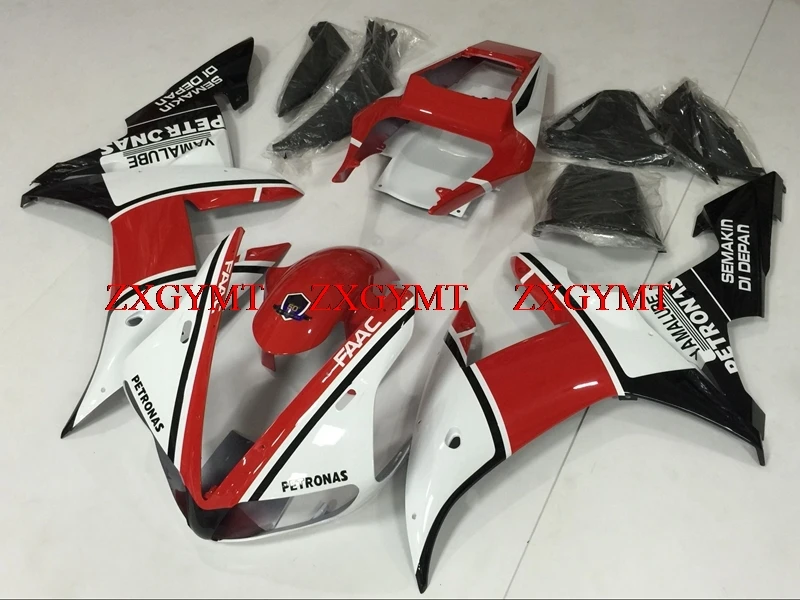 

Abs Fairing for YZF1000 R1 2002 - 2003 Fairings YZF1000 R1 03 White Red Black Fairings for YAMAHA YZFR1 2003