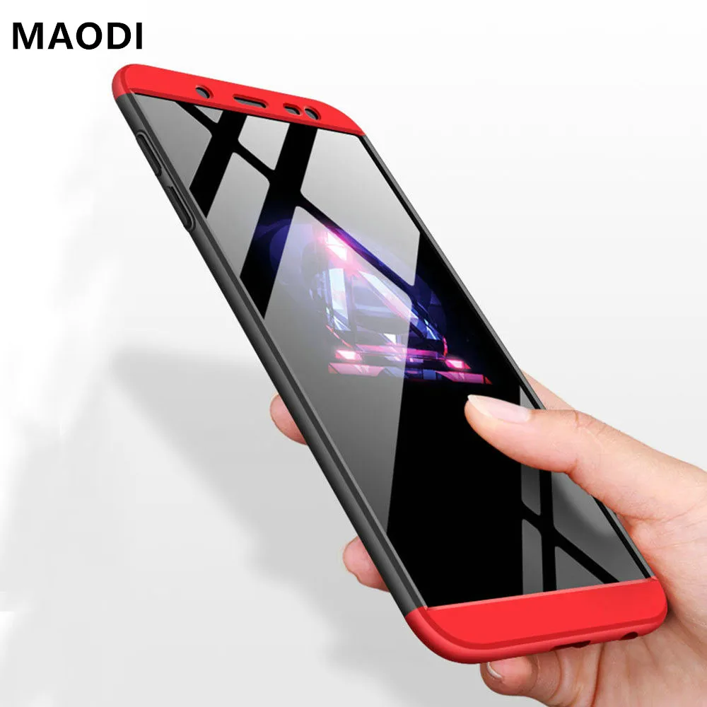 MAODI Cover Case For Samsung galaxy J6 2018 Case Full Protection 3 in 1
