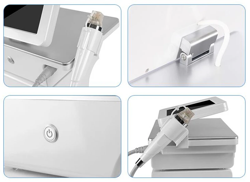 Microneedle 64 штифта 10 штифтов 25 без иглы Золотой RF Micro needling фракционный микроиглы